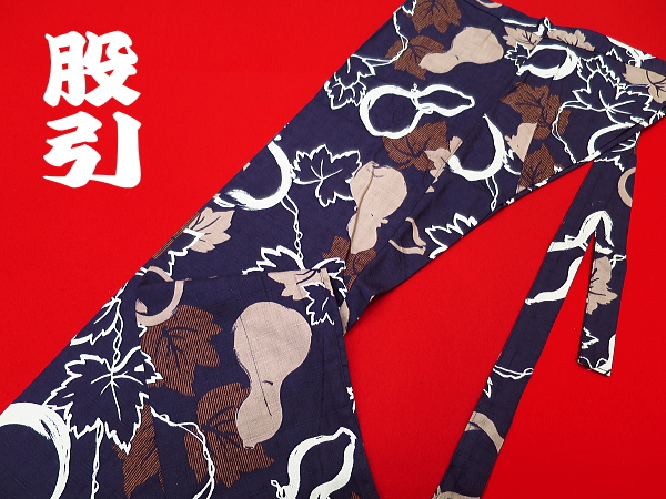 義若オリジナル激安セール柄股引き ひょうたん・瓢箪(紫)